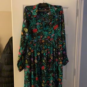 Asos floral maxi dress. Long sleeve